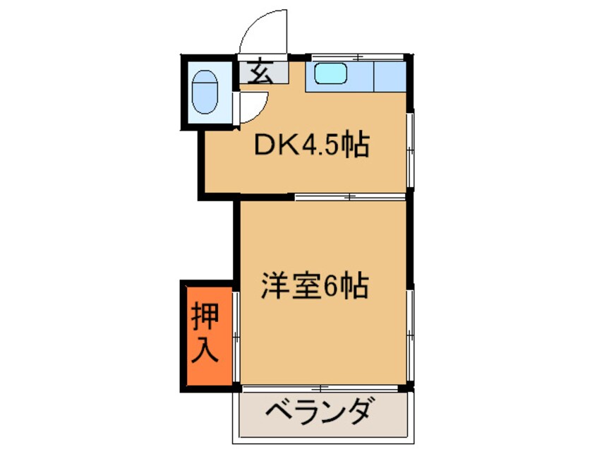 間取図 さつき荘