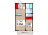 ペレグリン 1LDKの間取り