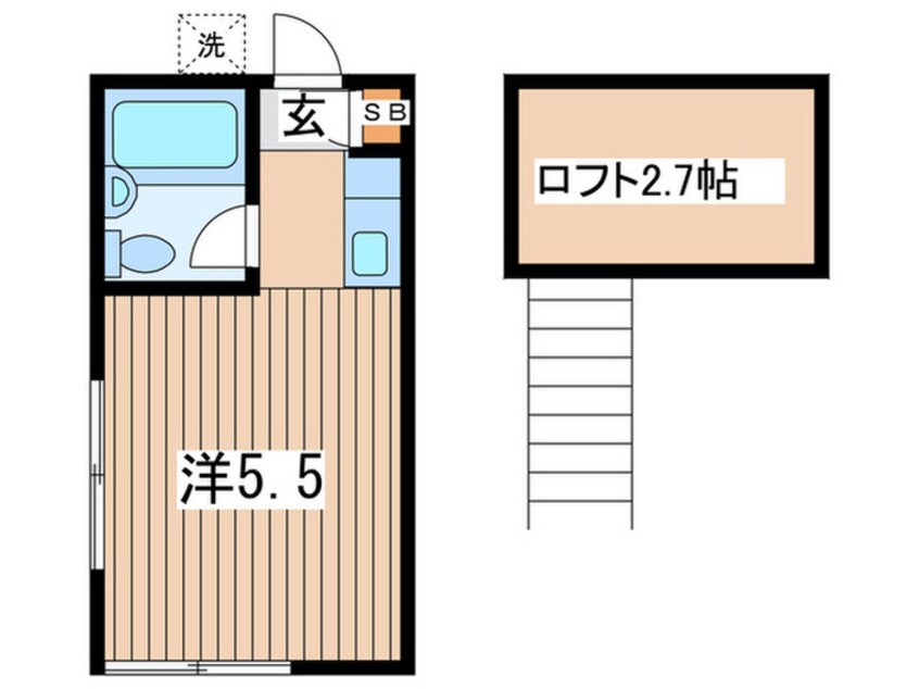 間取図 パンシオン共和