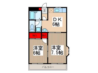 間取図 パークサイドテラス