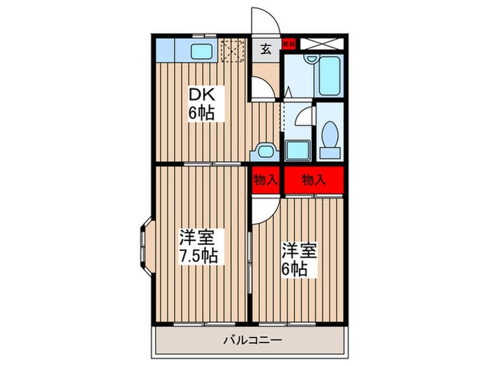 間取り図 パークサイドテラス