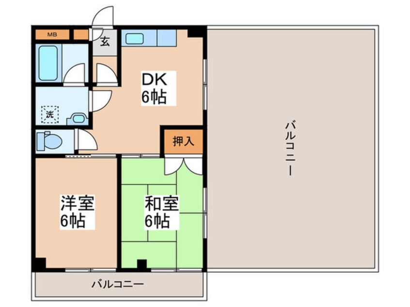 間取図 マンションディスカス