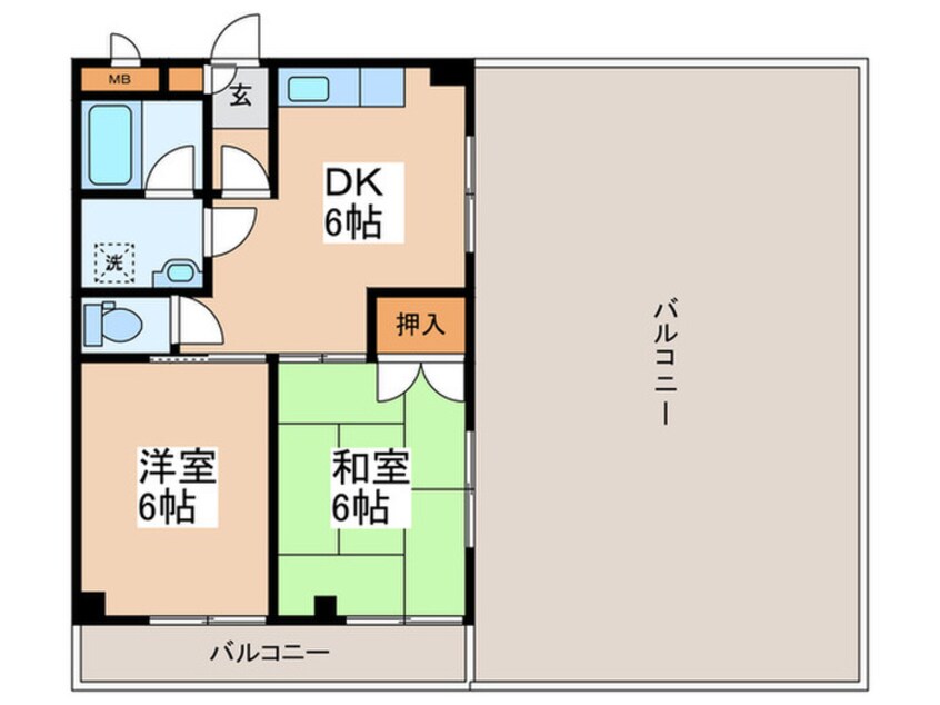 間取図 マンションディスカス