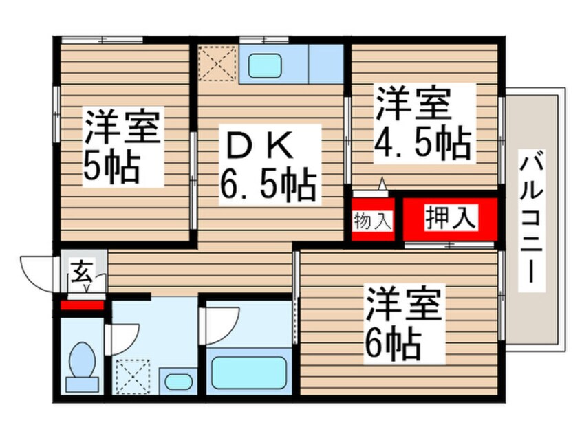 間取図 Ｒｉｃｏ新柏