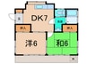 リバーサイドＵＮＡＮＥ 2DKの間取り