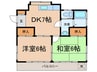 リバーサイドＵＮＡＮＥ 2DKの間取り