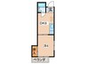 ナイスビュー弘明寺 1DKの間取り