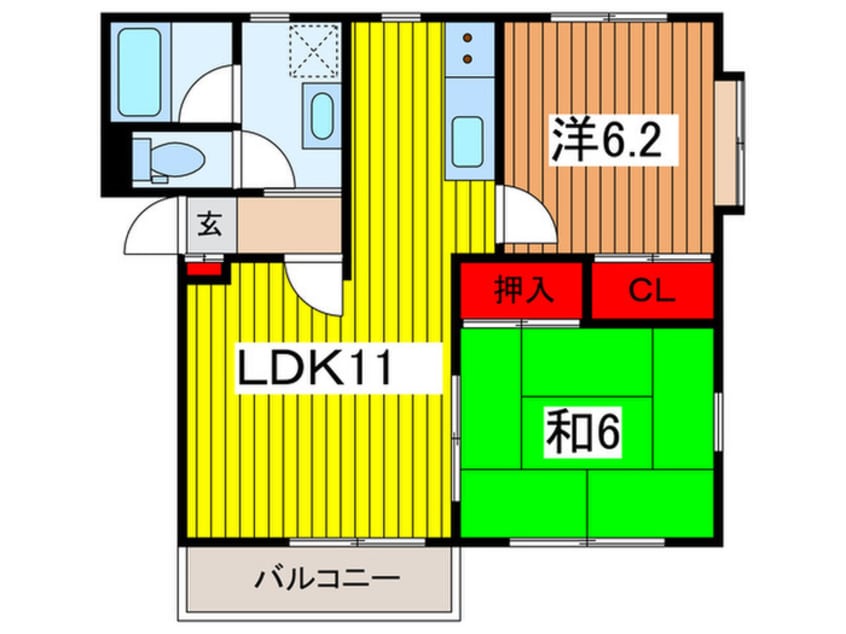間取図 リラハイツ