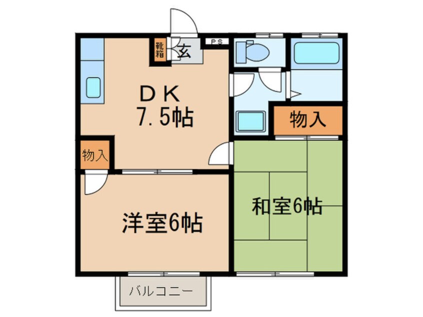 間取図 クロノス浅間町