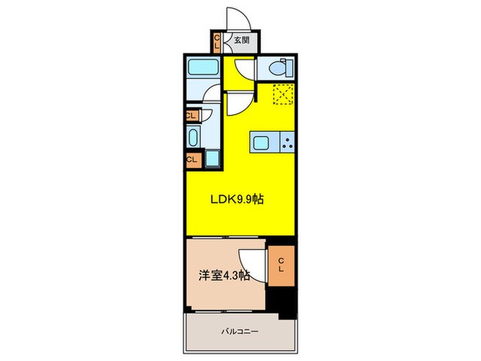 間取り図 サンウッド東日本橋フラッツ