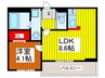 リーブルファイン中央区本町西 1LDKの間取り