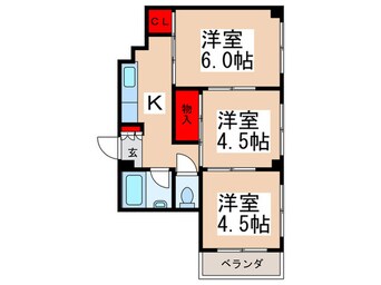 間取図 中野ビル