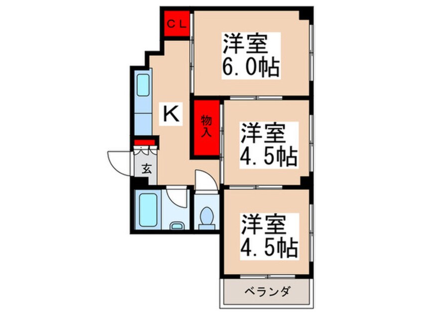 間取図 中野ビル