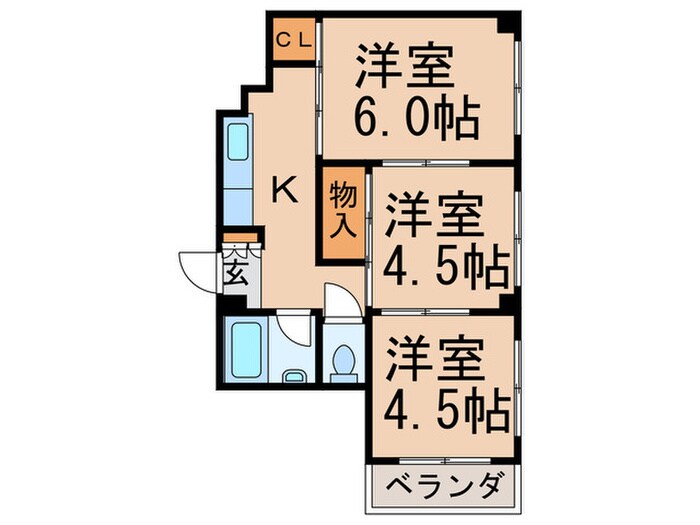 間取り図 中野ビル