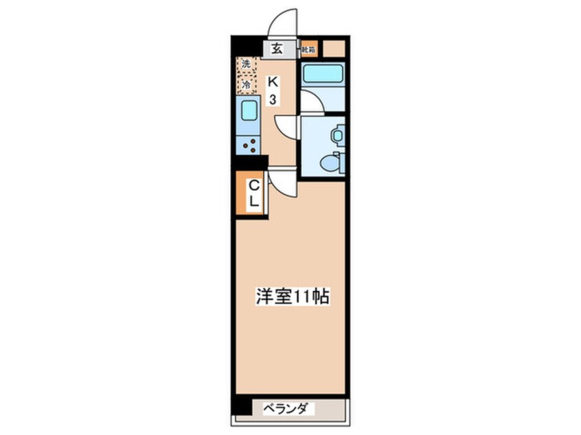 間取図 フォンタ－ナ相模大野