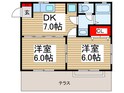 カ－サ鶴ｹ舞の間取図