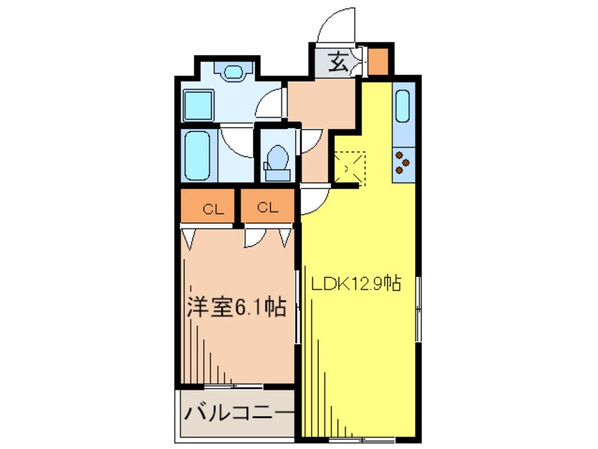 間取図 クロスレジデンス蒲田