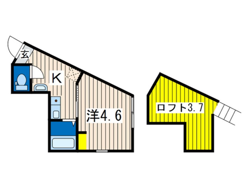 間取図 フラット金沢文庫