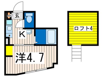 間取図 フラット金沢文庫