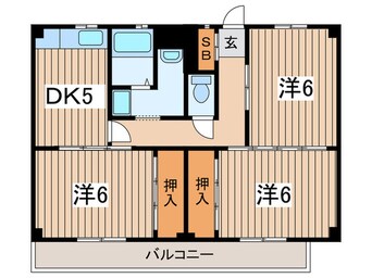 間取図 ビレッジハウス善部２号棟