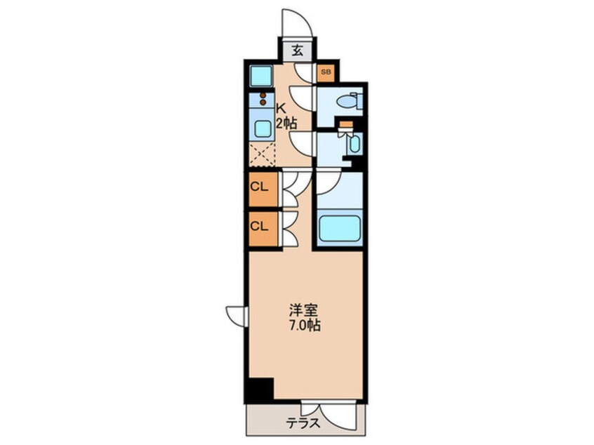 間取図 ザ・パークハビオ下北沢