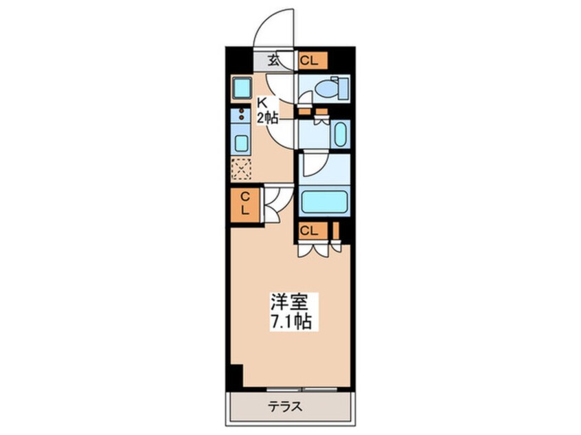 間取図 ザ・パークハビオ下北沢