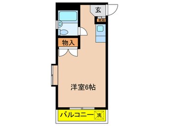 間取図 シャレ－都立大カワベ第５