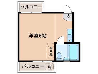 間取図 シャレ－都立大カワベ第５