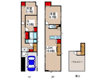 間取図 Kolet曳舟#04