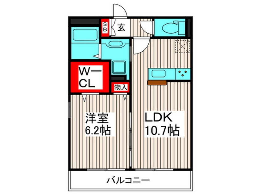 間取図 グラン・フェリシア