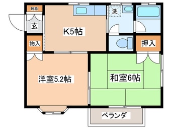 間取図 スカイハイツ