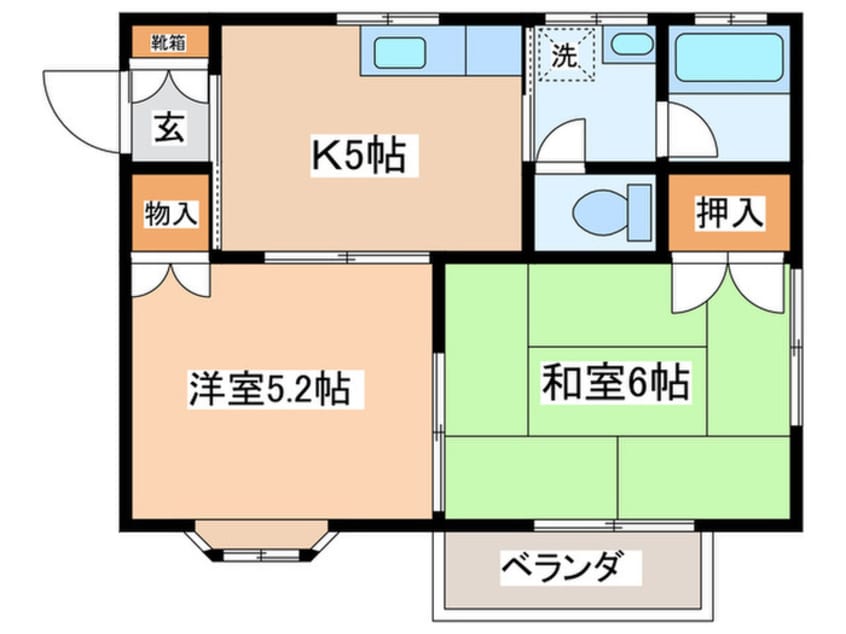 間取図 スカイハイツ