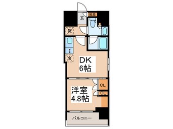 間取図 ルフォンプログレ蔵前プレミア