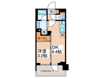 間取図 ルフォンプログレ蔵前プレミア