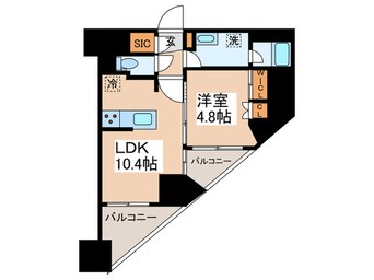 間取図 ルフォンプログレ蔵前プレミア