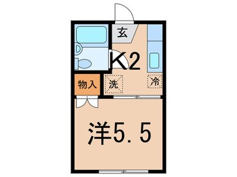 間取図 メゾンミナミ