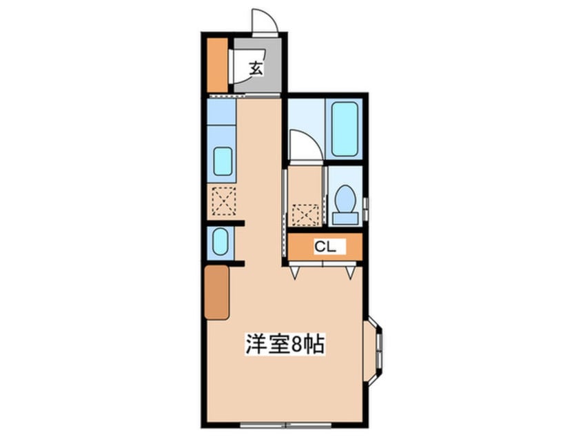 間取図 ＰＬＡＳＩＲ　ＳＡＴＯ