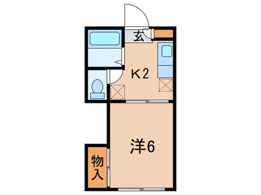 間取図 メゾンブルーエ