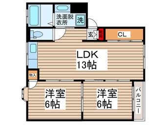 間取図 ウィンズ西葛西A