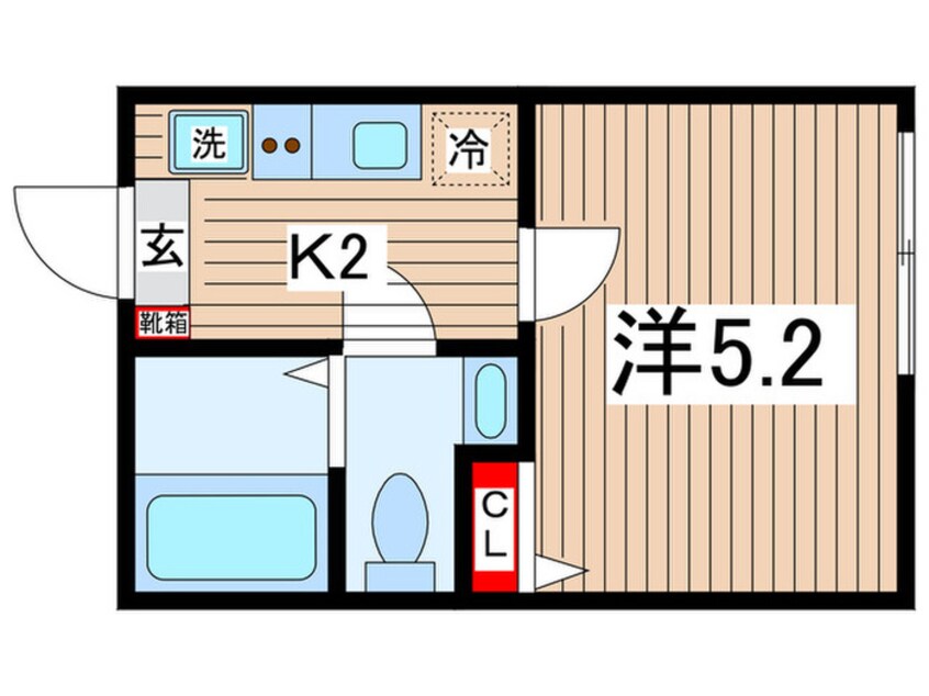 間取図 アザーレパッシオ稲城長沼