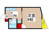 トラストホーム勝田台 1Kの間取り
