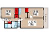 アルトウッズ３５ 2LDKの間取り