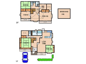 間取図 西原町５丁目戸建