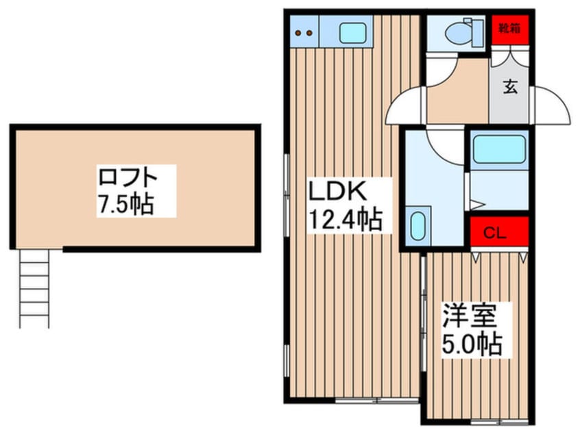 間取図 OOYABA FLATS