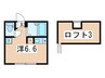 プライムテラス相模大野 1Rの間取り