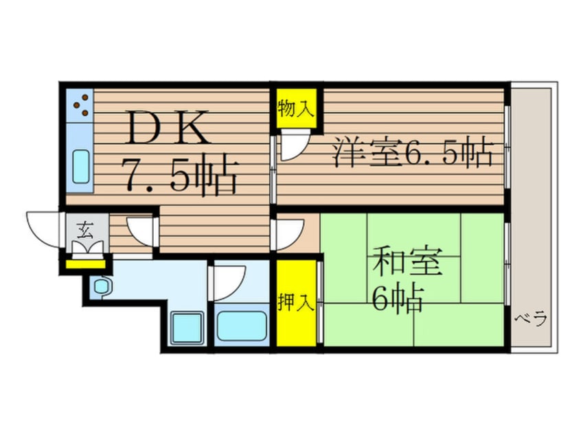 間取図 岩井マンション