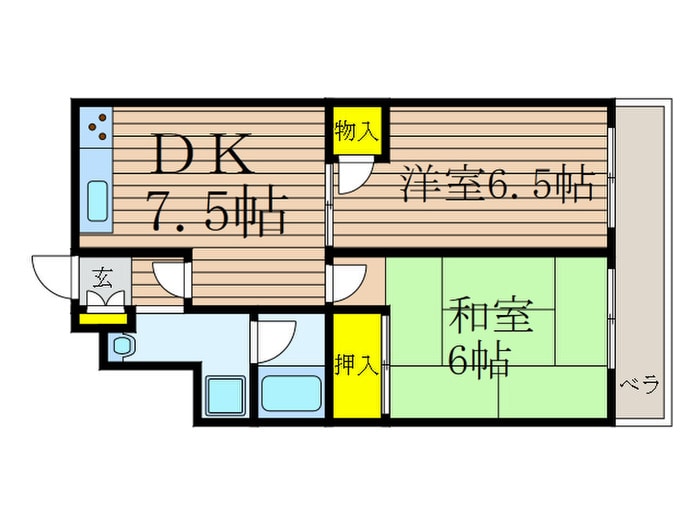 間取り図 岩井マンション