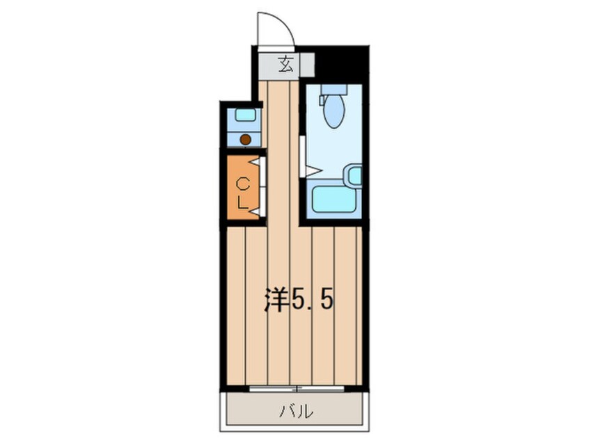 間取図 ボ－テ日吉シェモア