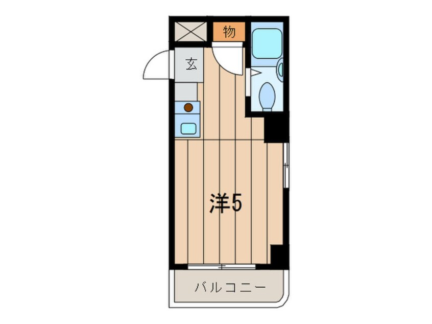 間取図 ボ－テ日吉シェモア