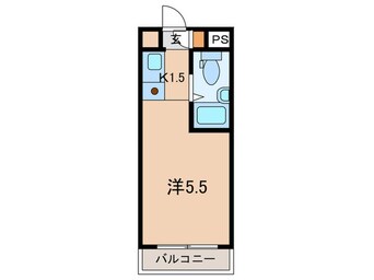 間取図 ボ－テ日吉シェモア